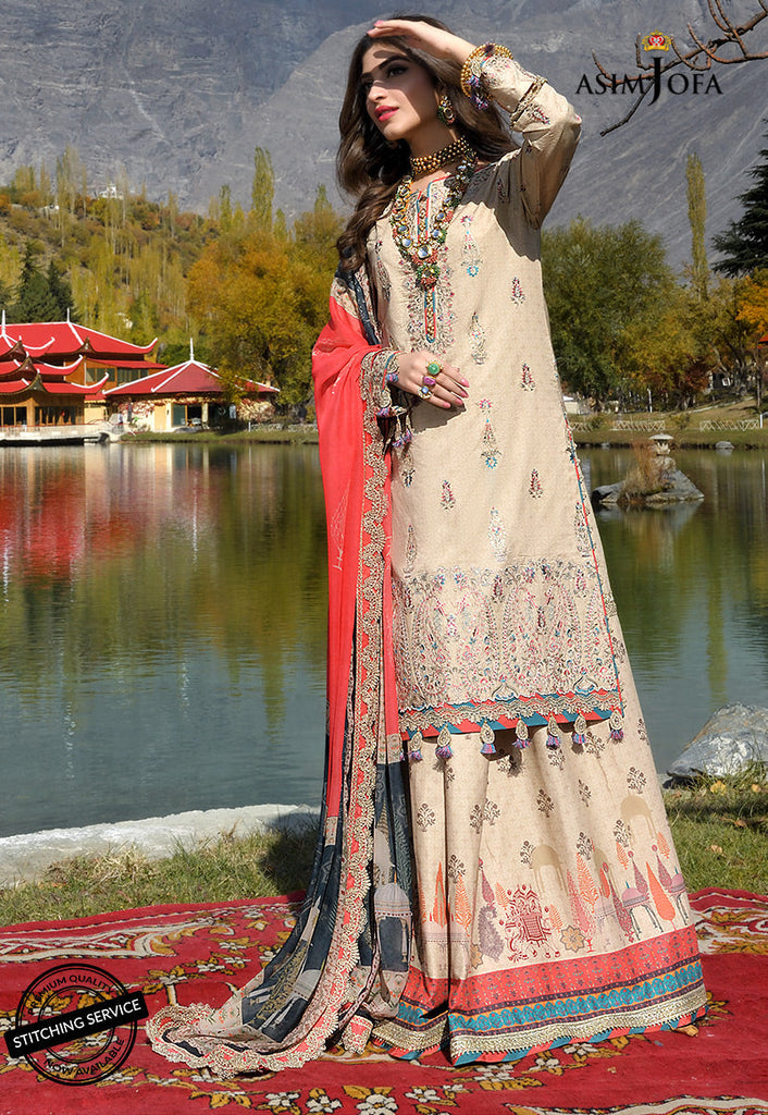 Asim Jofa Shehr-e-Yaar Luxury Lawn Collection – AJSL-02