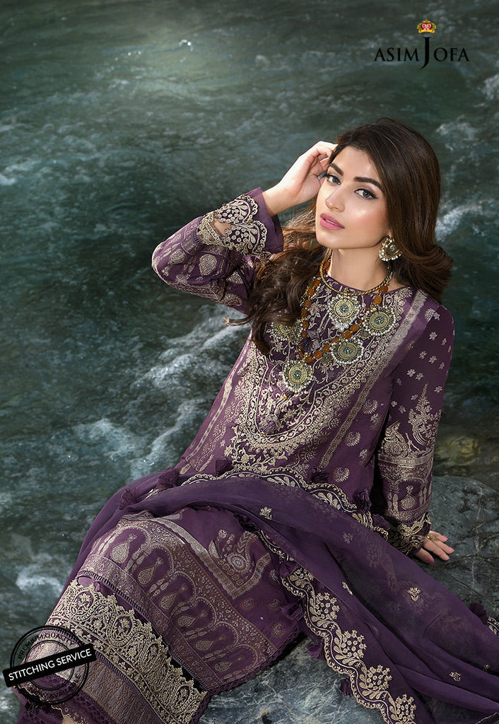 Asim Jofa Shehr-e-Yaar Luxury Lawn Collection – AJSL-12