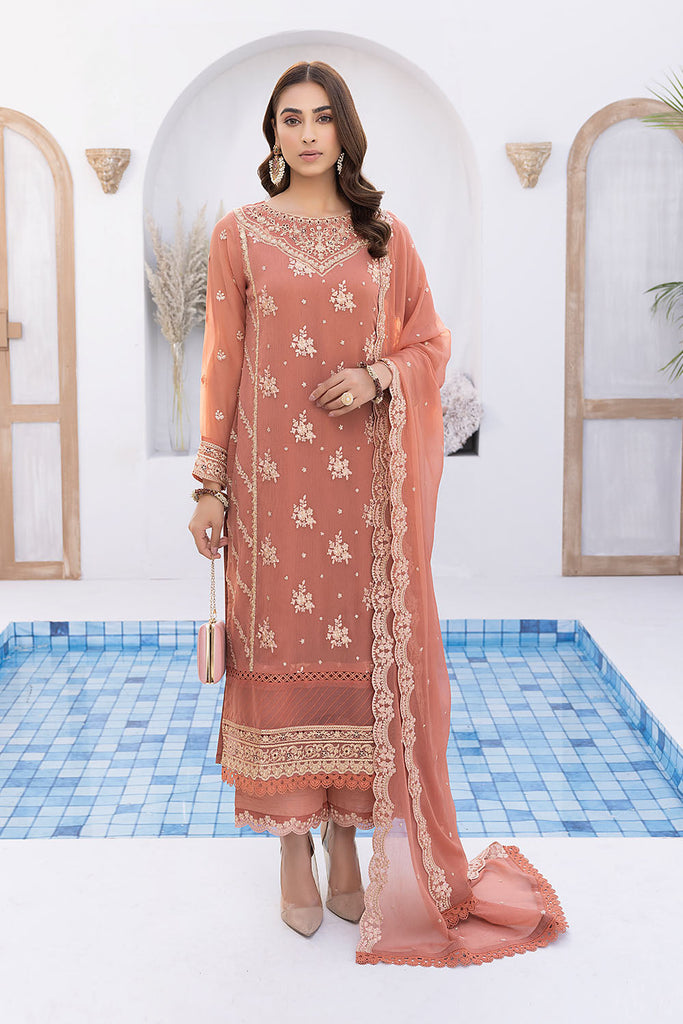 Azure Luxury Chiffon Ensembles Vol-2 – Tangerine