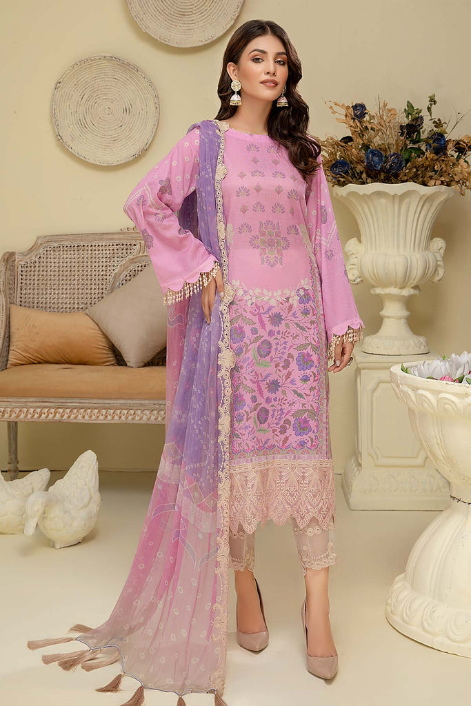 Bin Rashid Embroidered Lawn Collection Vol-1 – BEL - 07