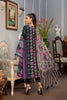 Bin Rashid by Charizma · Embroidered Linen Masoori with Chiffon Dupatta – BR-08