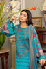 Bin Rashid by Charizma · Embroidered Linen Masoori with Chiffon Dupatta – BR-10