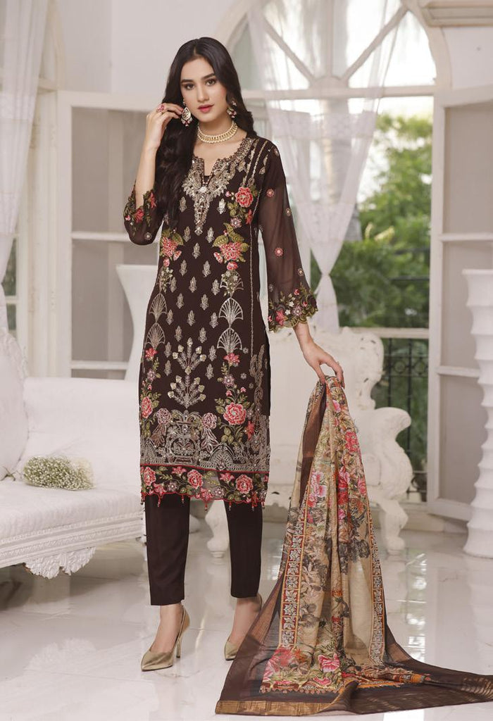 Bin Hameed Embroidered Chiffon Collection 2022 – EKR3884