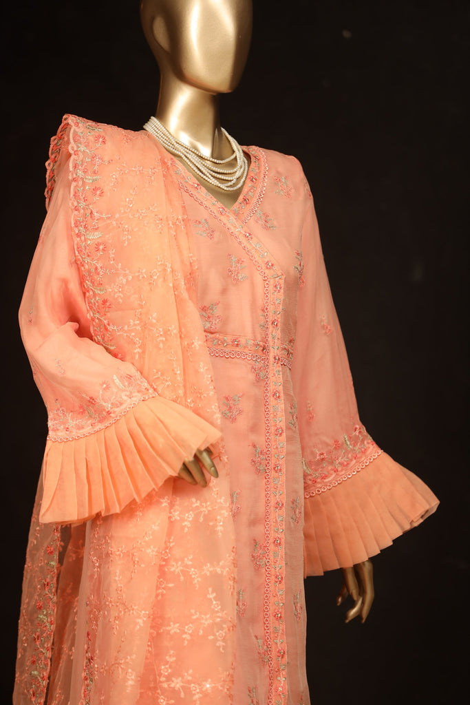 Bin Saeed Stitched Luxury Pret 3Pc Chiffon Collection ASPC005
