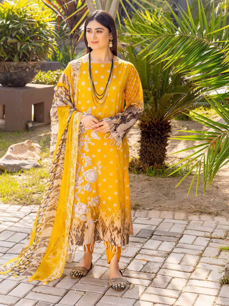 Charizma Combination Embroidered Lawn Collection 2023 – CC-01