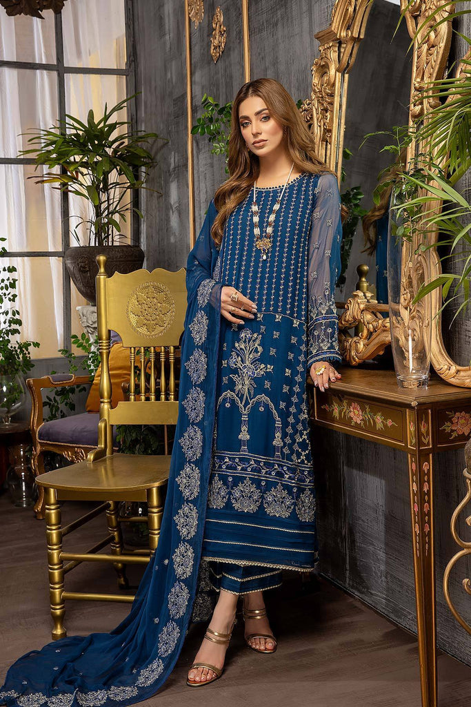 Charizma Allure · Embroidered Chiffon Collection – CAL-003