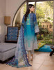 Charizma Aniiq · Printed Lawn Suit with Embroidered Organza Net Dupatta – ANS-10 Glitter Twilight