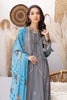 Charizma C-Prints Fall/Winter · Slub Linen Suit with Pashmina Shawl – CPW22-29