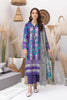 Charizma C-Prints Fall/Winter · Slub Linen Suit with Pashmina Shawl – CPW22-31B