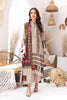 Charizma C-Prints Fall/Winter · Slub Linen Suit with Pashmina Shawl – CPW22-33