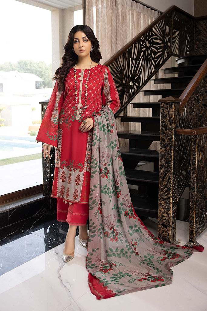 Charizma C-Prints – Printed Lawn Suit With Chiffon Dupatta CP22-002