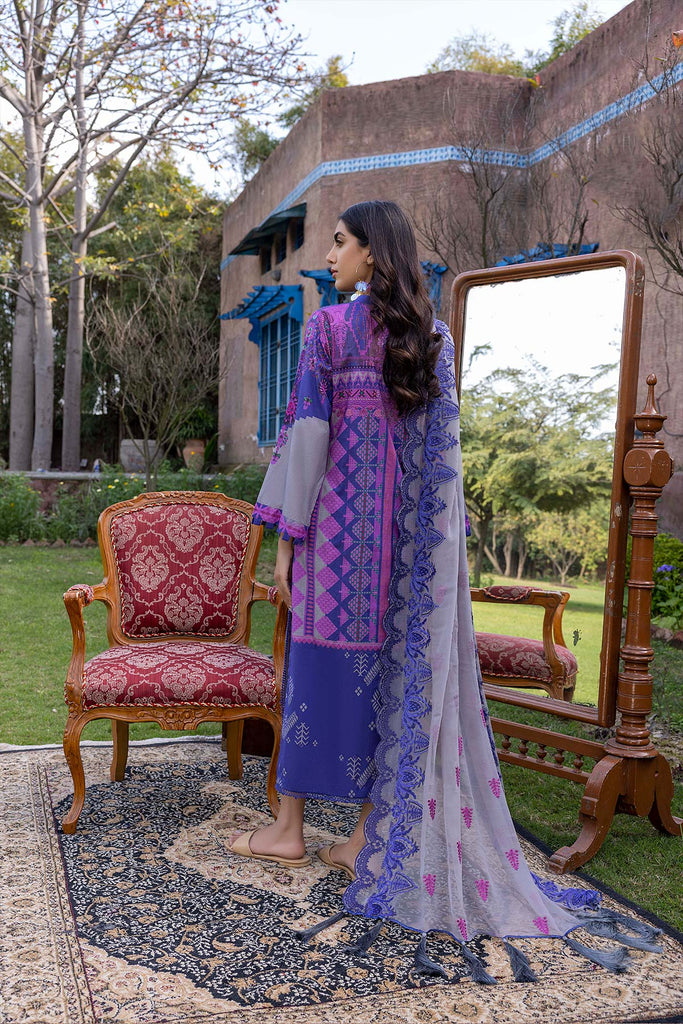 Charizma Combinations · Embroidered Lawn Suit With Embroidered Chiffon ...