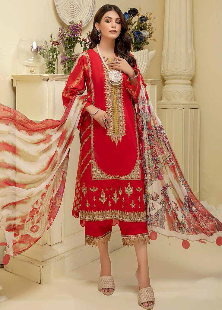 Charizma Embroidered Lawn Collection 2022 Chapter 01 – CEL-05