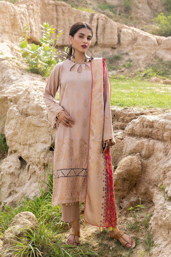 Charizma Embroidered Marina Jacquard Collection with Shawl – CMJ22-08