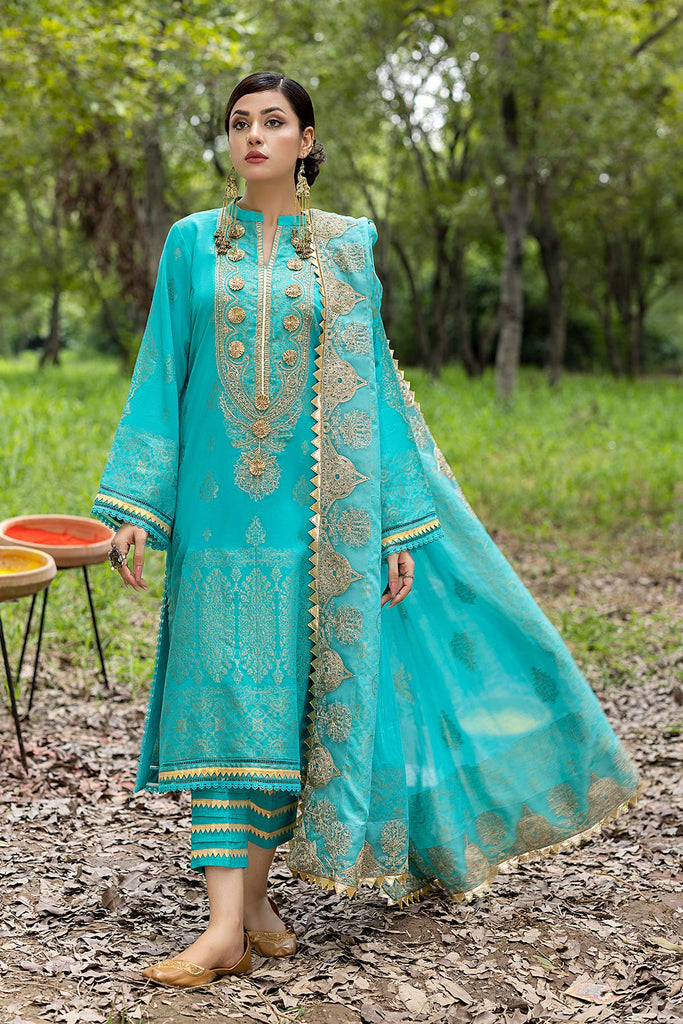 Charizma Mah-E-Noor Embroidered Cambric Jacquard Collection – CMN22-08