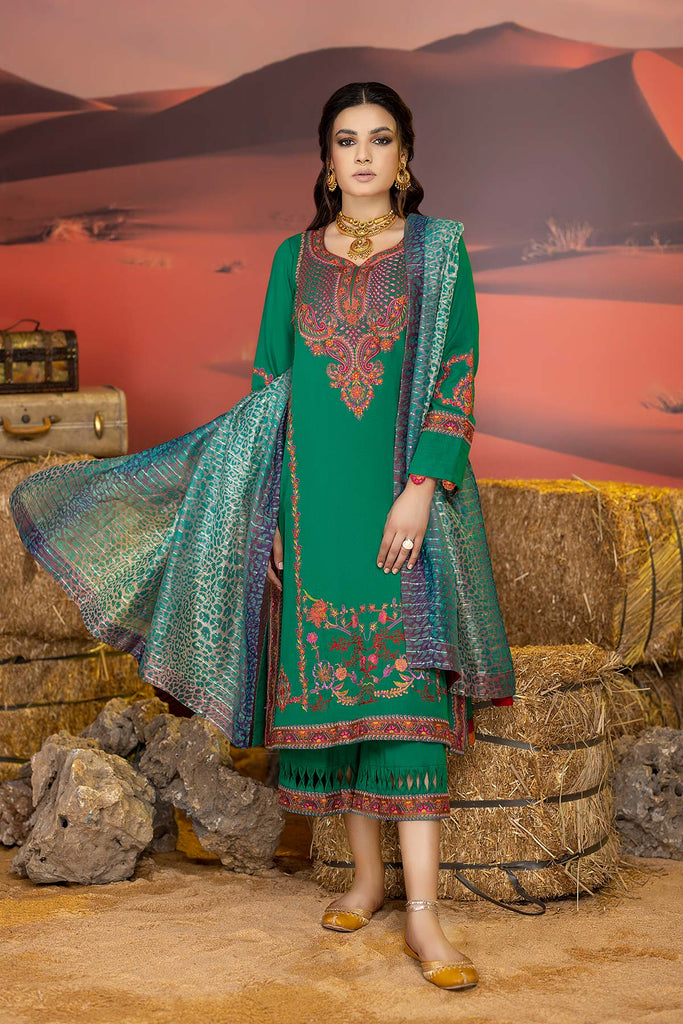 Charizma Miraas Embroidered Khaddar Collection – CM22-05