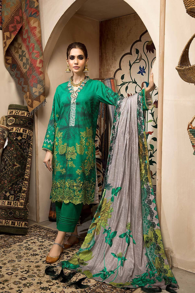 Charizma Naranji · Embroidered Khaddar With Khaddar Shawl Vol 1 – CNW-06