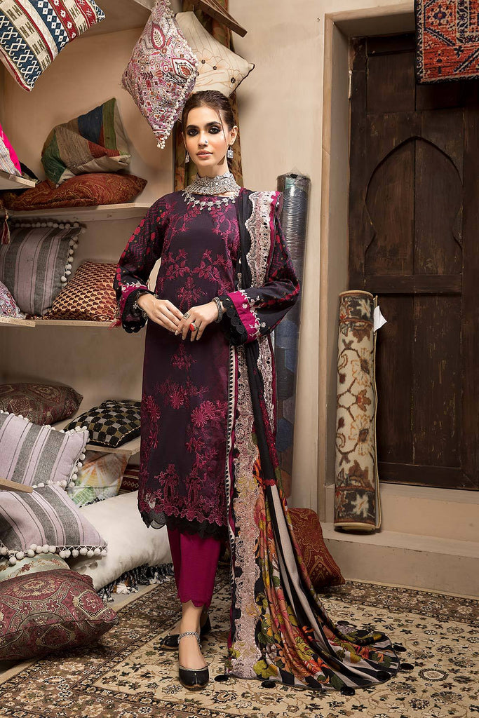 Charizma Naranji · Embroidered Khaddar With Khaddar Shawl Vol 1 – CNW-09