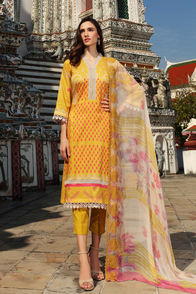 Charizma Print Melody · Printed Lawn Suit With Embroidered Chiffon Dupatta – PEC22-13