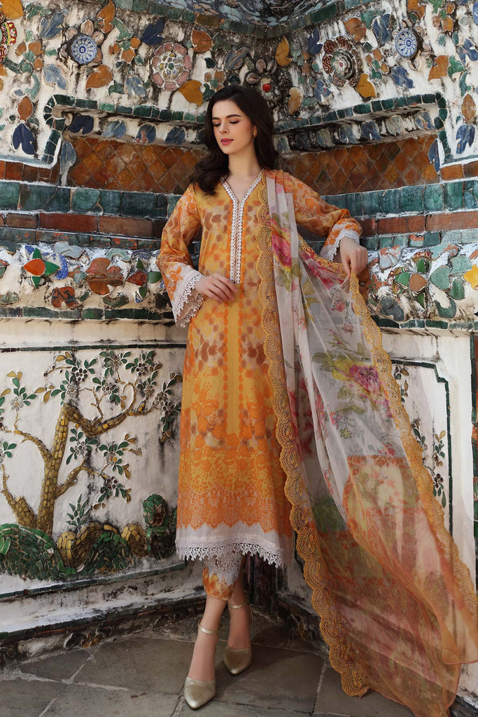 Charizma Print Melody · Printed Lawn Suit With Embroidered Chiffon Dupatta – PEC22-15