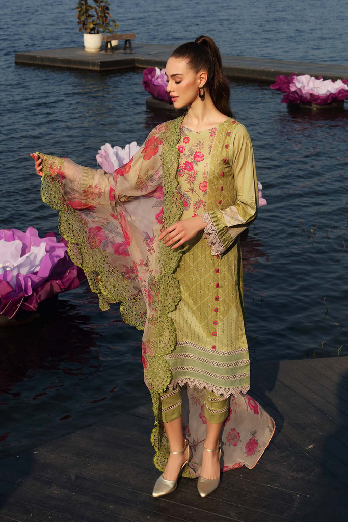 Charizma Print Melody · Printed Lawn Suit With Embroidered Chiffon Dupatta – PEC22-19