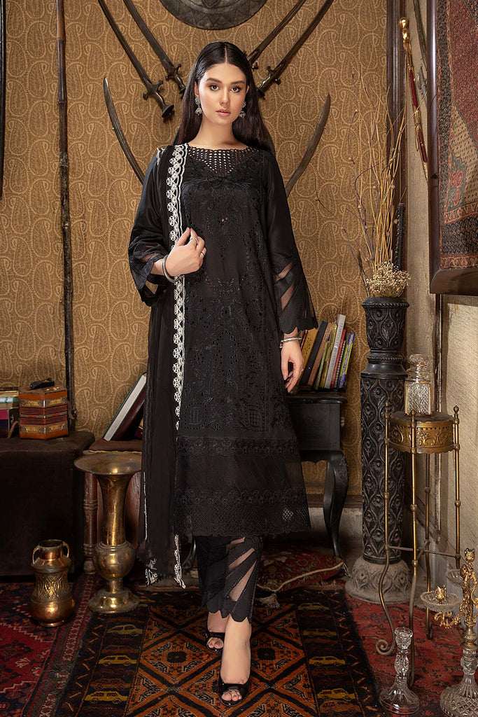 Charizma Qara Chapter 1 – Embroidered Lawn With Chiffon Dupatta CQ-03