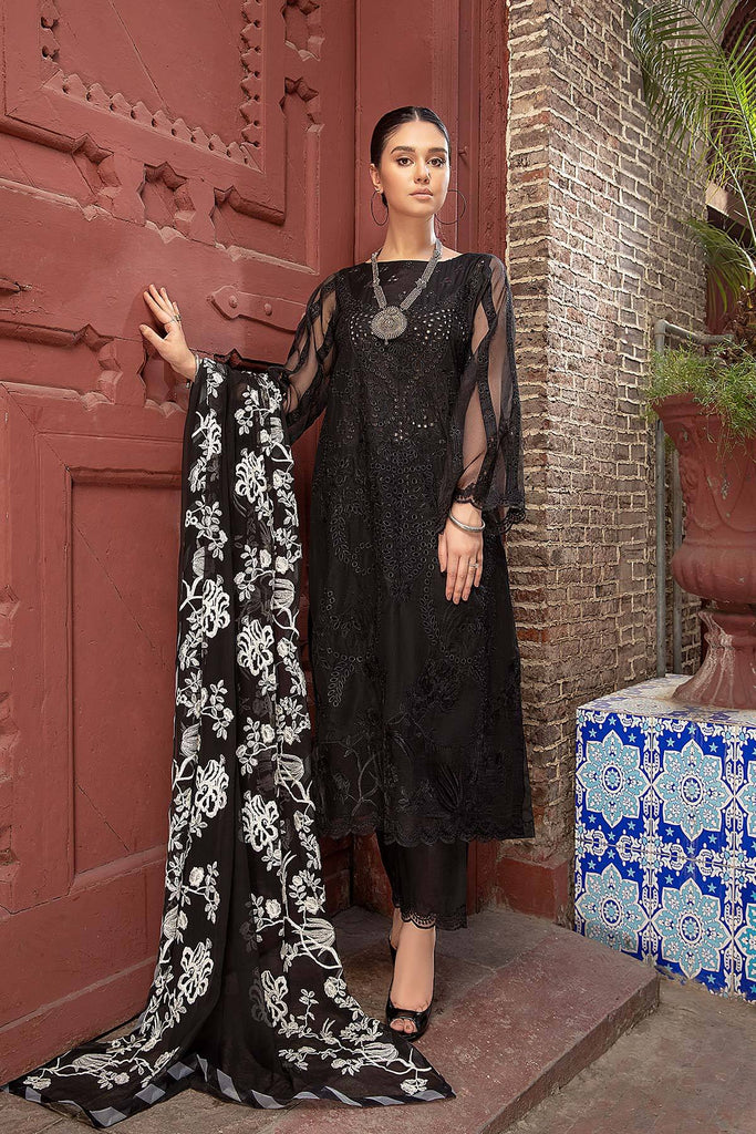 Charizma Qara Chapter 1 – Embroidered Lawn With Chiffon Dupatta CQ-04