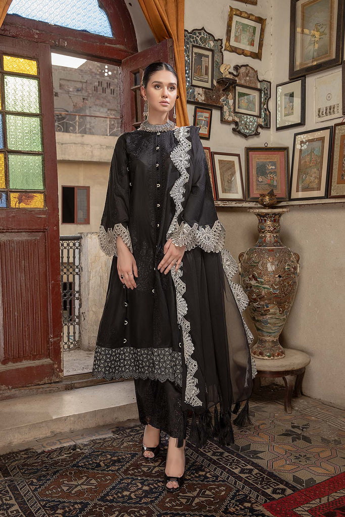 Charizma Qara Chapter 1 – Embroidered Lawn With Chiffon Dupatta CQ-07