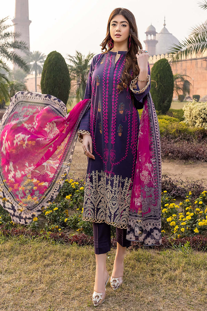 Charizma Qaus Rang-E-Bahar Lawn Collection – QRB22-02C