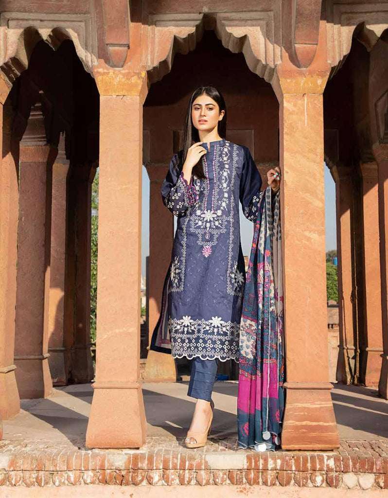 Charizma Reem · Embroidered Lawn Collection with Chiffon Dupatta – DN-2