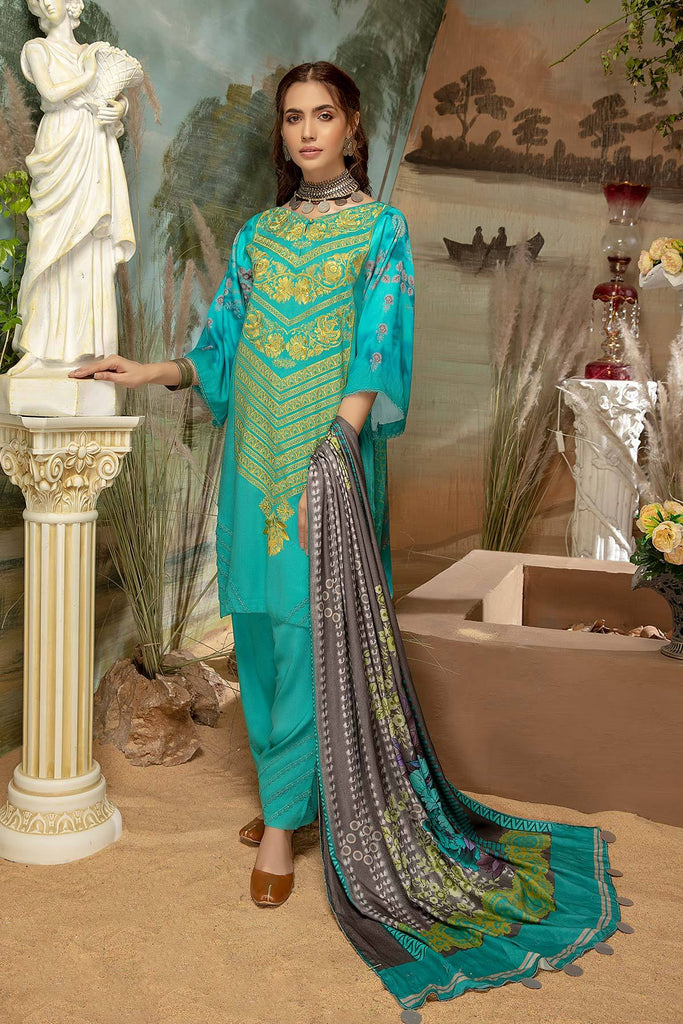 Charizma Sheen · Embroidered Marina With Shawl Vol-1 – SHW-05