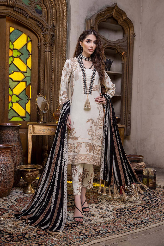 Charizma Signature · Embroidered Leather Jacquard with Shawl – CLJ-11