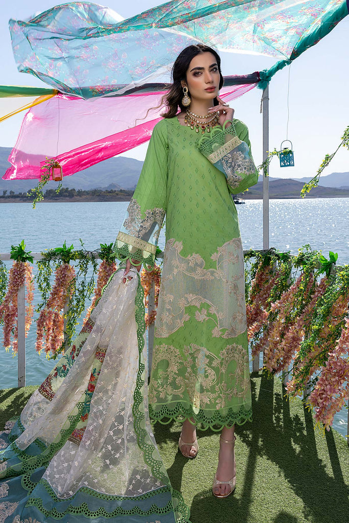 Charizma Signature Summer Festive Collection · Embroidered Lawn with Embellished Dupatta – CFL-04