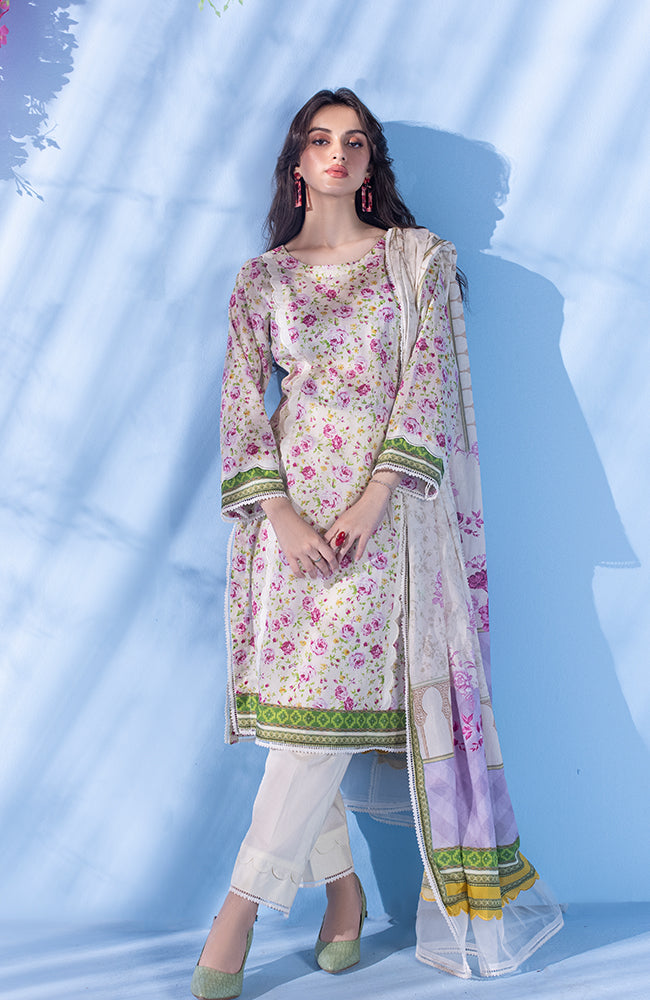 Coco Digital Printed Lawn Collection Vol-2 by Al Zohaib – CCDL2-22-12