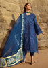 Crimson X Saira Shakira Luxury Lawn Collection 2022 – Jewel by the Beach - 3A - Sapphire