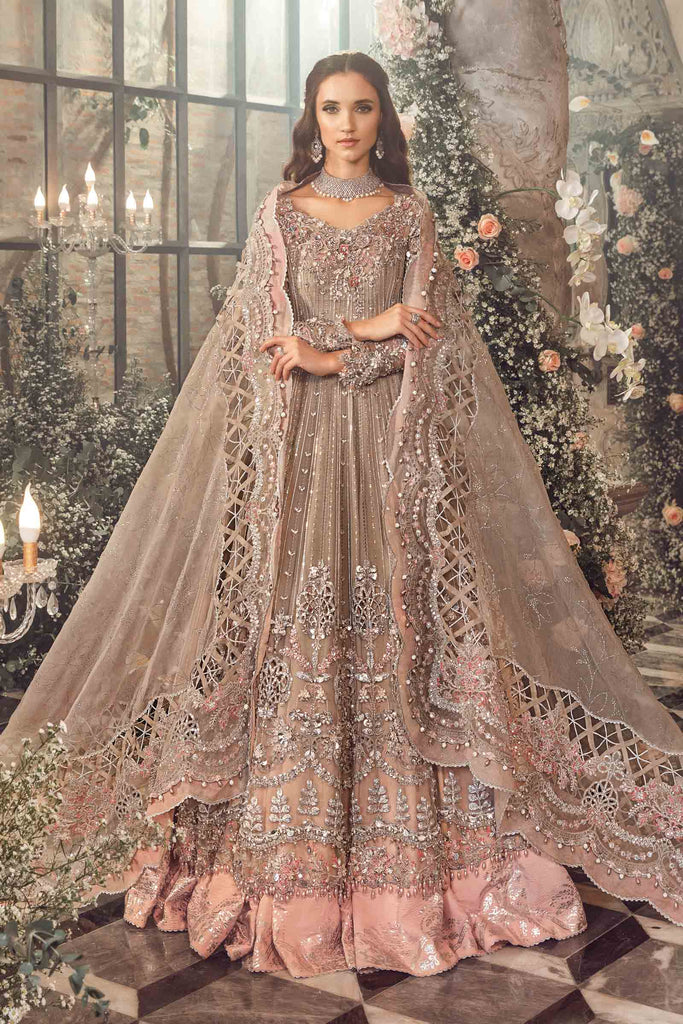 MARIA.B MBroidered Luxury Wedding Formals – Grey BD-2703