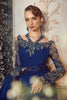 MARIA.B MBroidered Luxury Wedding Formals – Cobalt Blue BD-2704