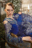 MARIA.B MBroidered Luxury Wedding Formals – Cobalt Blue BD-2704