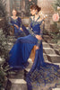 MARIA.B MBroidered Luxury Wedding Formals – Cobalt Blue BD-2704