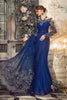 MARIA.B MBroidered Luxury Wedding Formals – Cobalt Blue BD-2704