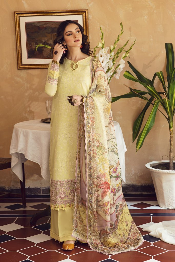 Aabyaan Meena Kumari Chikankari Lawn Eid Collection II – ZEENAT (AB-07)