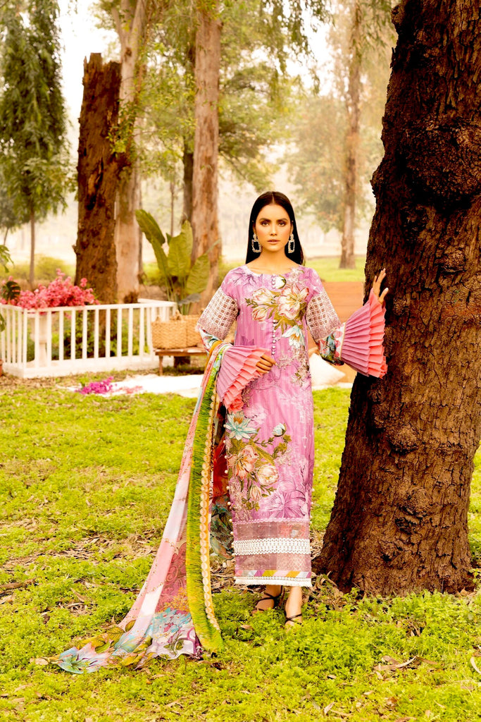 Adans Libas Summer Attire Luxury Lawn Collection – Candy Pink