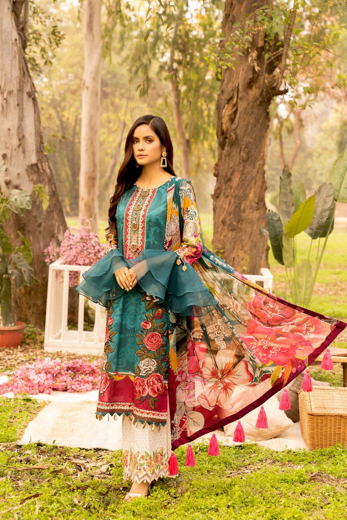 Adans Libas Summer Attire Luxury Lawn Collection – City Red-vival