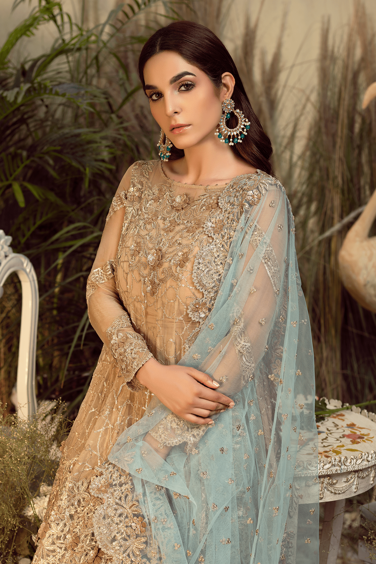 Imrozia Orabelle Embroidered Chiffon Collection 2019 – 07 Ginger Musk ...