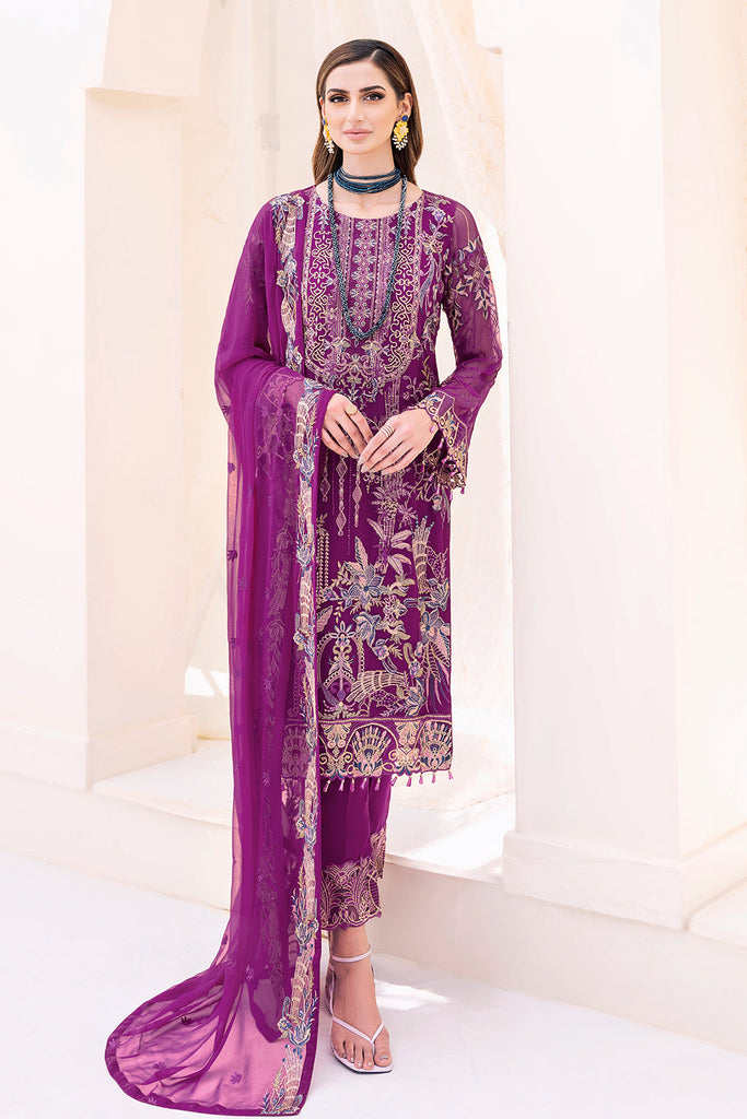 Ramsha Chiffon Formal Collection – F-2307