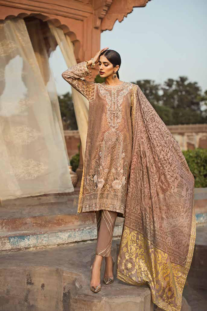 Gul Ahmed Glamorous Luxury Limited Eid Edition 2019 – 3 PC Embroidered Suit EA-62