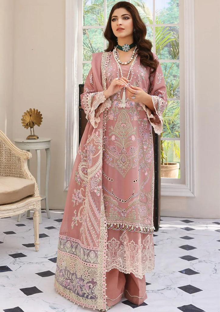 Elaf Festive Chikankari Lawn Collection 2023 – ELC-01 AURORA