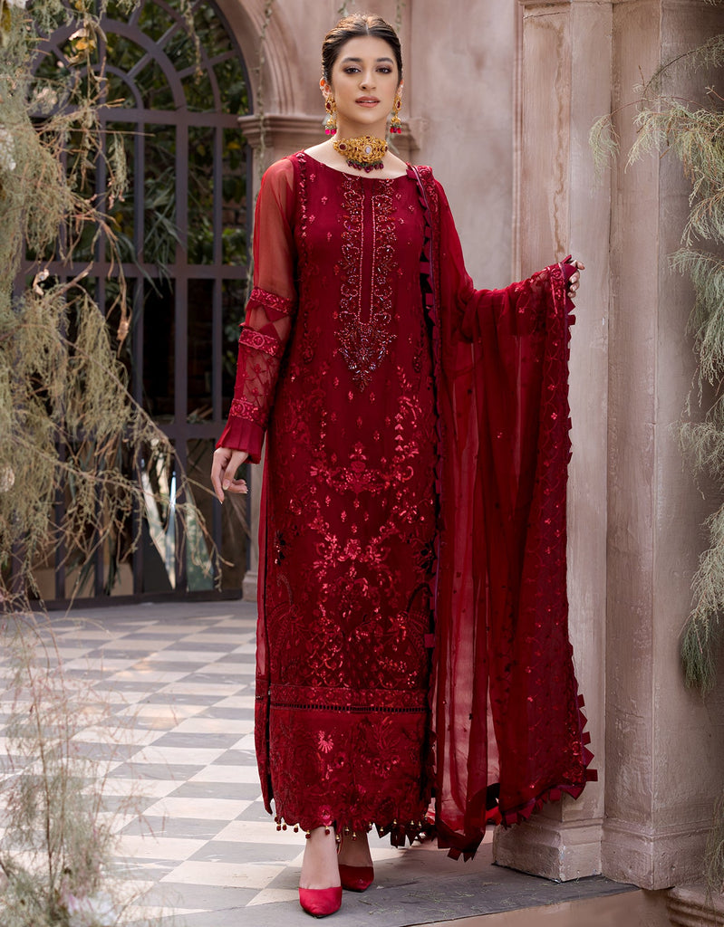 Emaan Adeel Le Festa Edit Chiffon Collection Vol-3 – LR-09