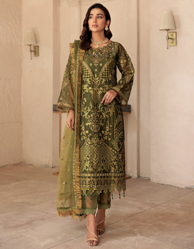 Emaan Adeel Le Festa Edit Chiffon Collection Vol-5  – LF-507