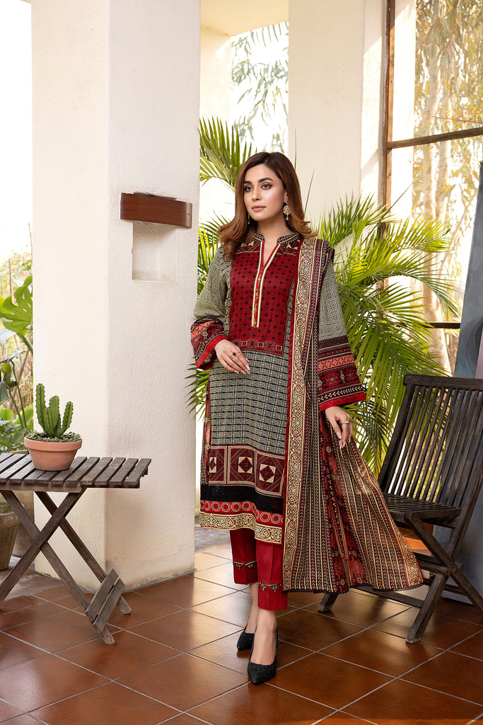 Erum Misha Printed Lawn Collection Vol-4 – EMLV4-2B